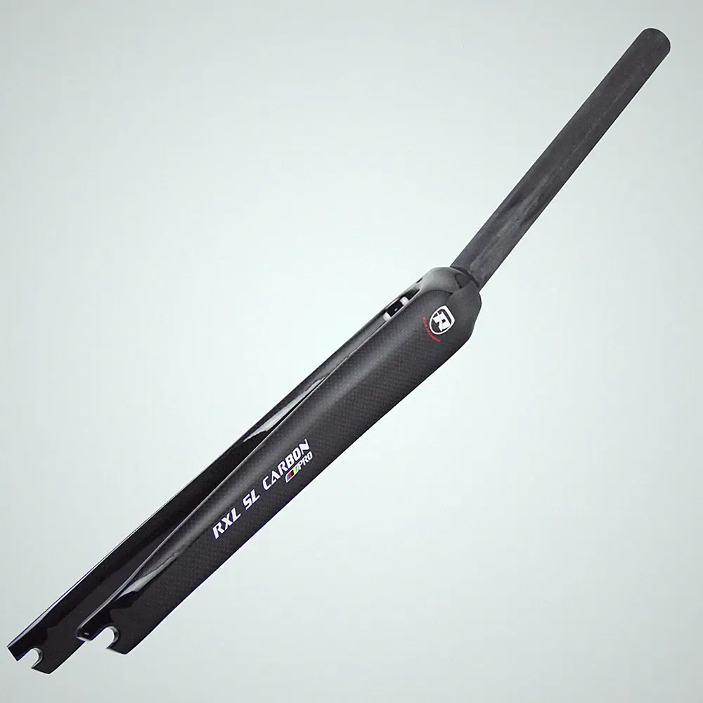 1-1/8"Carbon Fiber Front Fork Race Riding Road Bike Fixed Gear Ultralight Fork
