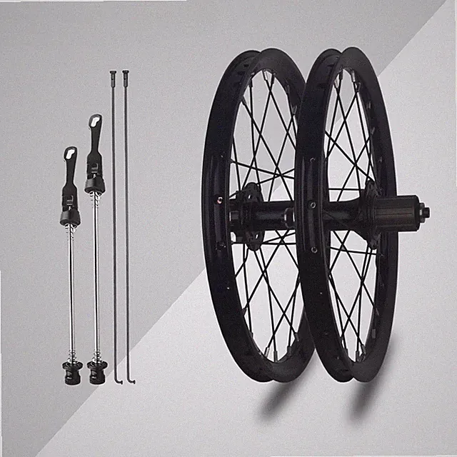 16-inch 349 Folding Bike Small Wheel Set with Six-hole Disc Brake 7-12 Speed