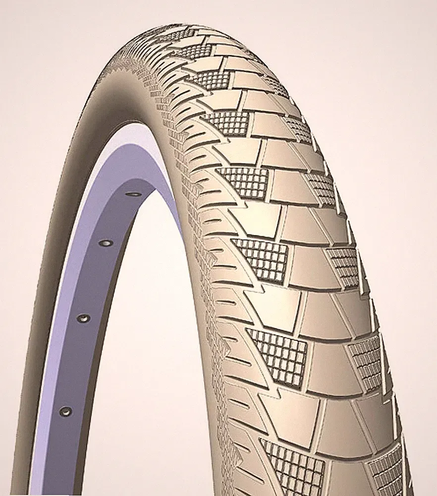 2 tires 2 schrader tubes - Mitas CITYHOPPER 26 x 2.25 Cream Bicycle MTB Cruiser