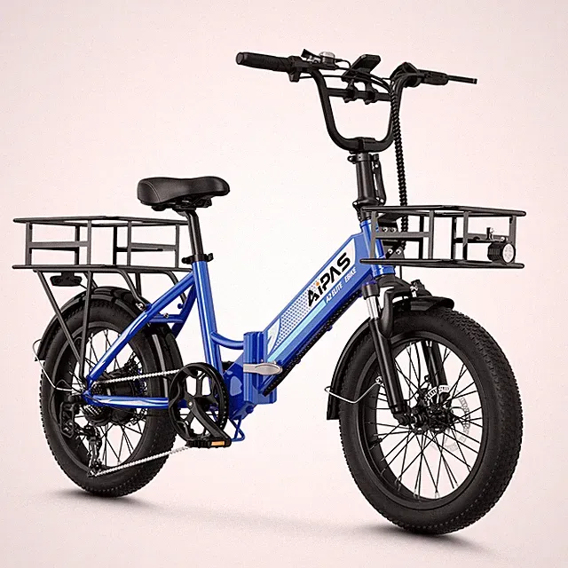 20 Inch Folding Electric Bike Aipas A2 750W Fat Tire E-Bike Urban Commuter