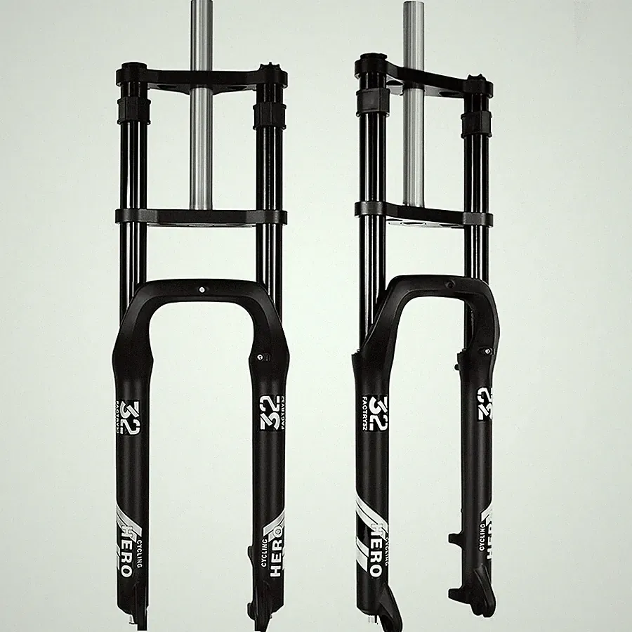 20inch Fat Fork 26" * 4.0" Tire Double Shoulder Bicycle Spring Fork E-Bike/Beach