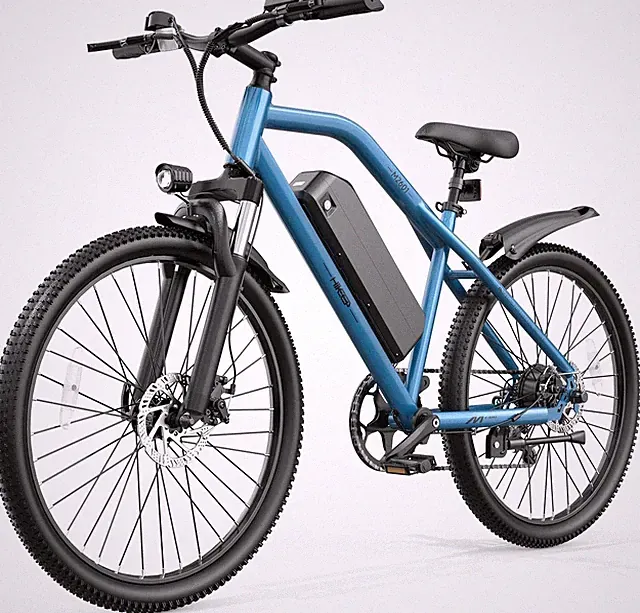 500W Peak Ebike 26" Electric Bike 48V 7.8Ah Commuter Bike for Adults ebike 15mph