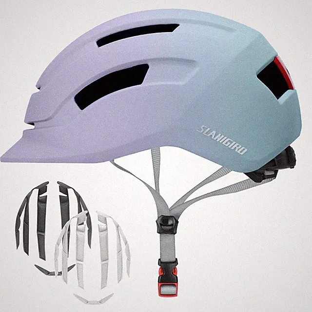 Adult Bike Helmet for Men Women Bicycle Urban Road Helmet with Replacement P...