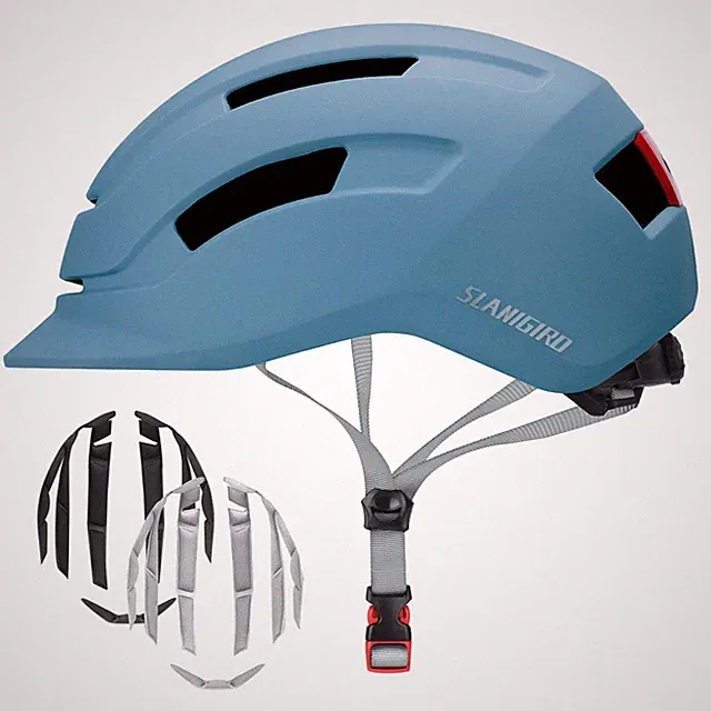 Adult Urban Bike Helmet - Adjustable Fit System & Integrated Taillight for Me...