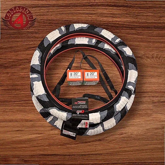 ALTALINE BICYCLE BMX CLINCHER TIRE STREET SEMISLICK TREAD 20X2.35 URBAN CAMO.