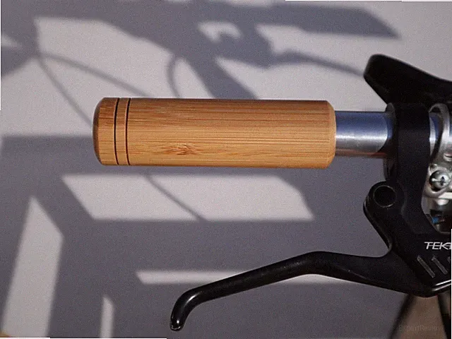 Bamboo and Wood Bike Grips