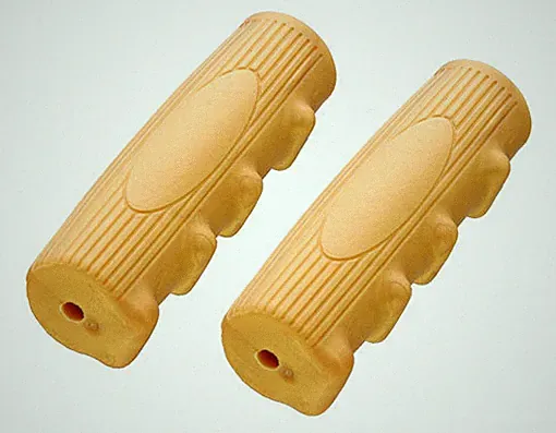 Bicycle Grips Kraton Rubber 0214 Beige Urban Cruiser Custom Kids Bikes 163515