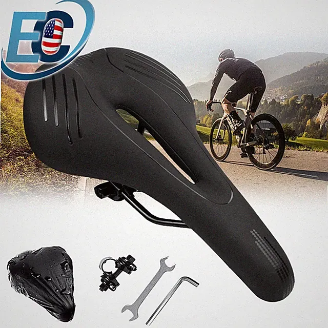 Bicycle Saddle Road Bike MTB Comfortable Breathable Cushion Seat Cycling Padded