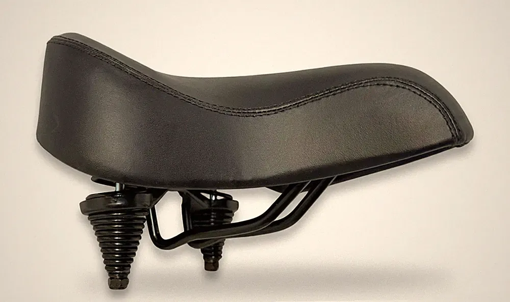 Bicycle Seat Saddle Comfort Bike Black Cruiser Spring Wide