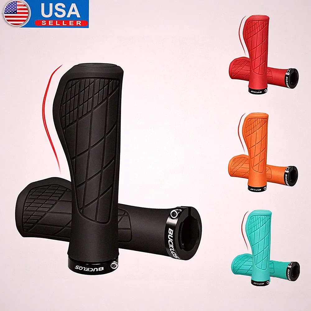 Bike Grips Silicone Mountain Bicycle MTB Handlebar Ergonomic Cycling Lock 22.2mm