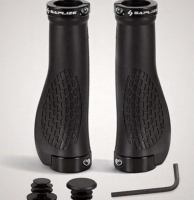 Bike Handlebar Grips Aluminum Lock-on MTB BMX Downhill Urban Ergonomic Cycling