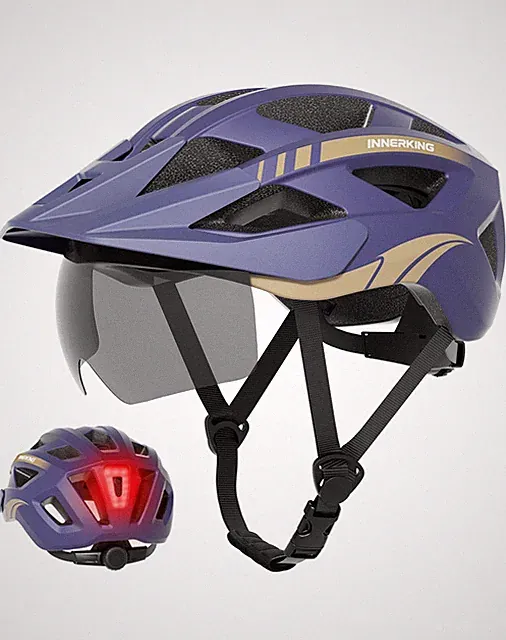 Bike Helmet for Adults, Lightweight Mountain Bicycle Helmet with USB Recharge...