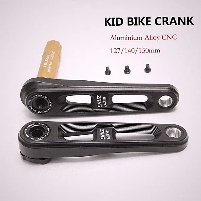 Children's Kid's Folding Bike Crankset Bicycle Hollow Tech Crank 127/140/150mm