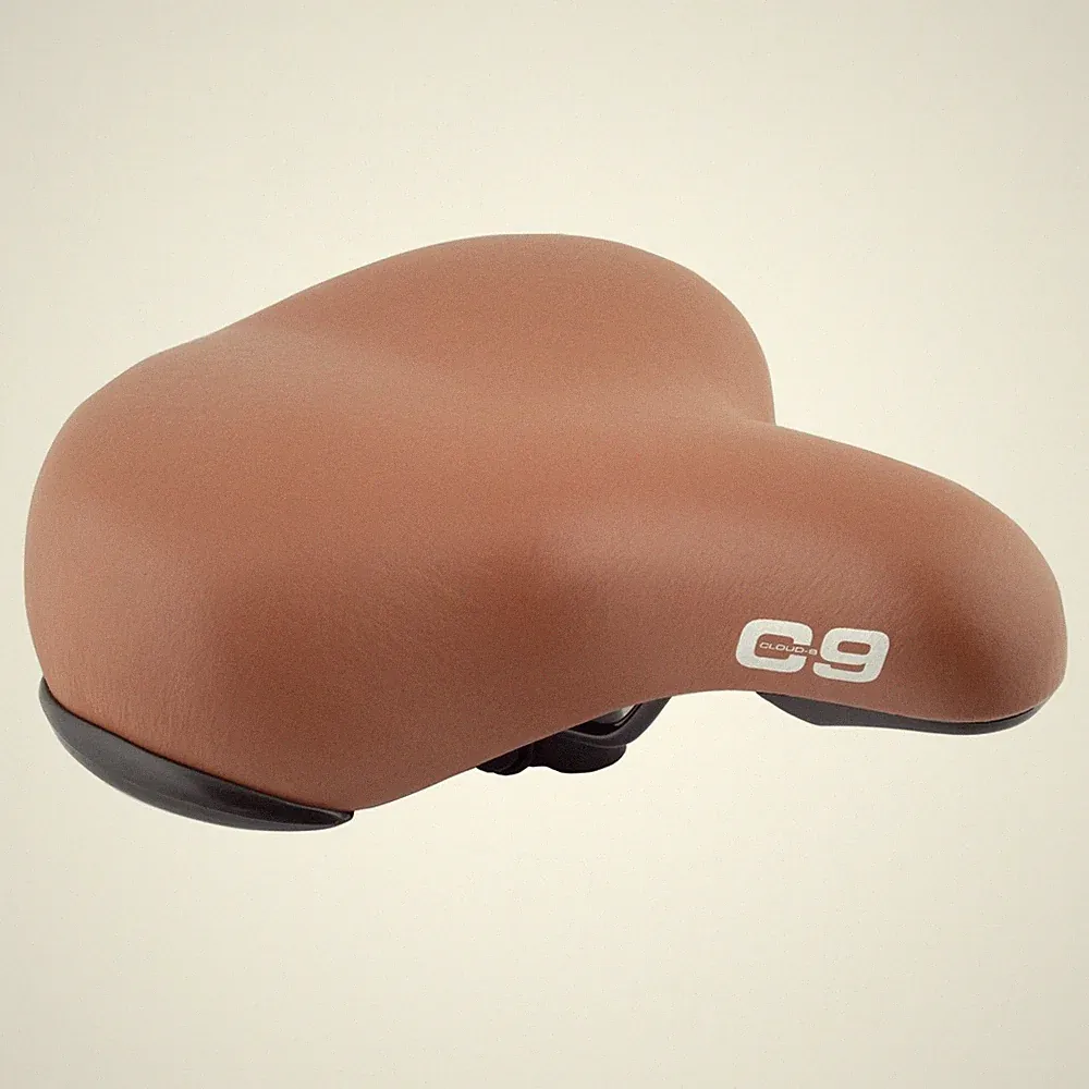 Cloud-9 Unisex Bicycle Comfort Seat Support XL Brown Cruiser Multi-Stage Foam