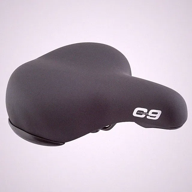 Cloud-9 Unisex Extra Thick Cruiser Bicycle Seat with Steel Rails & Elastomer