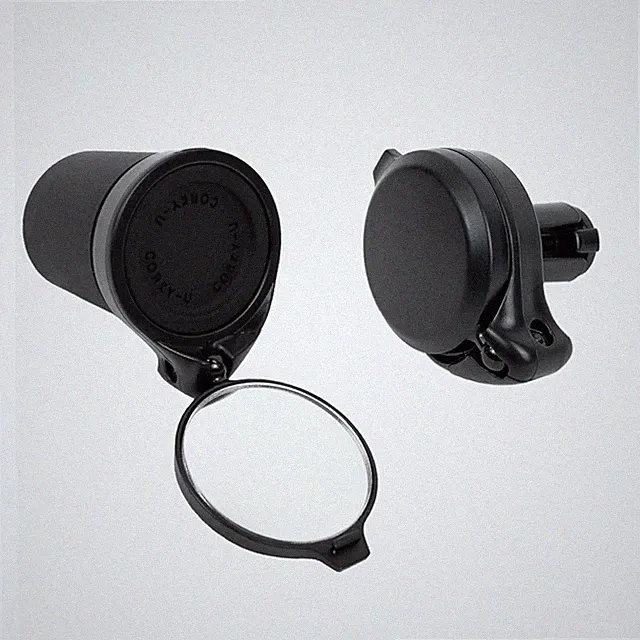 CORKY Urban Bike Mirror – Folding Rear-view Handlebar Mirror – Convex Lens...
