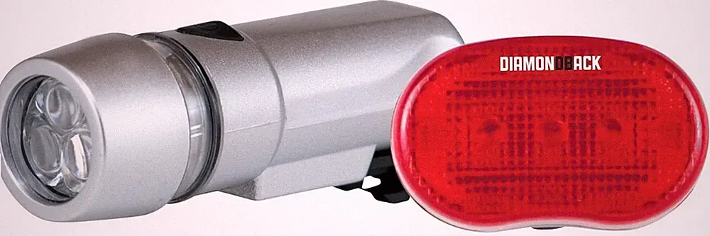 Diamondback Urban Combo 3 Led Bicycle Light Set 77-32-954