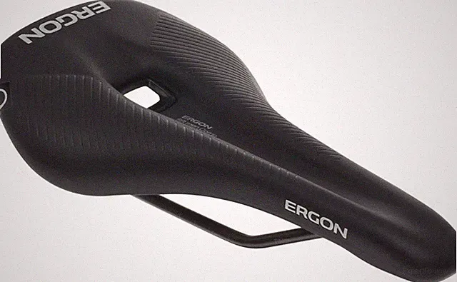 Ergon SR Comp Saddle - Titanium, Black, Men's, Small/Medium