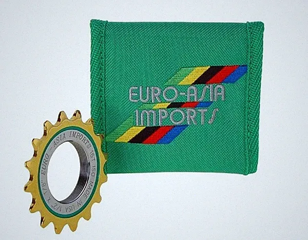 EURO ASIA IMPORTS GOLD MEDAL PRO TRACK COG 1/8" SINGLE SPEED EAI MADE IN USA