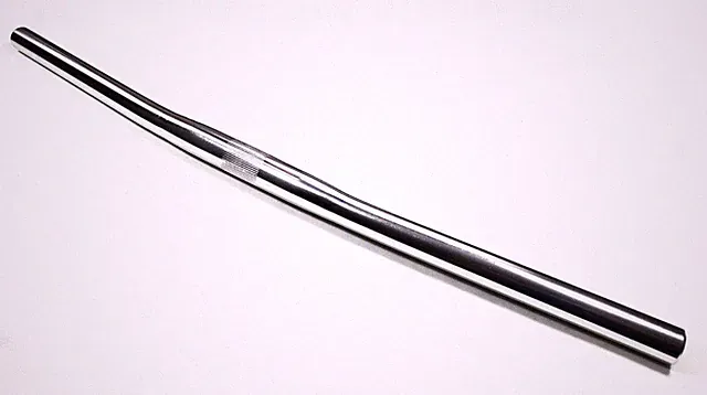 GD Flat Aluminum Alloy Handlebar Silver 25.4mm Mountain Urban Fixie Bikes