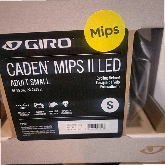 Giro Caden II LED MIPS Urban Bike Helmet Adult Size Small New in Box!