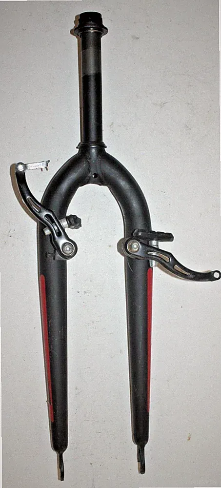 Hyper Hybrid Bike Fork 700c 1" Threaded 160mm Black V-Brake MTB Tour USA Ship