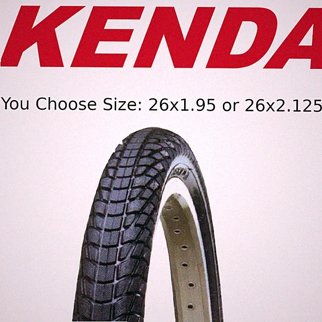 Kenda Komfort K841A 26x1.95 or 26x2.125 Urban Comfort Mountain Bike Street Tire