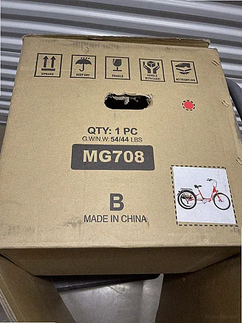 Meigl MG708 - URBAN TRICYCLE **Box B Only** Including Battery. NEW