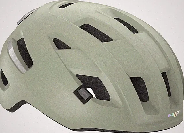 MET E-Mob MIPS Urban Helmet Large Moss Gray/Matte
