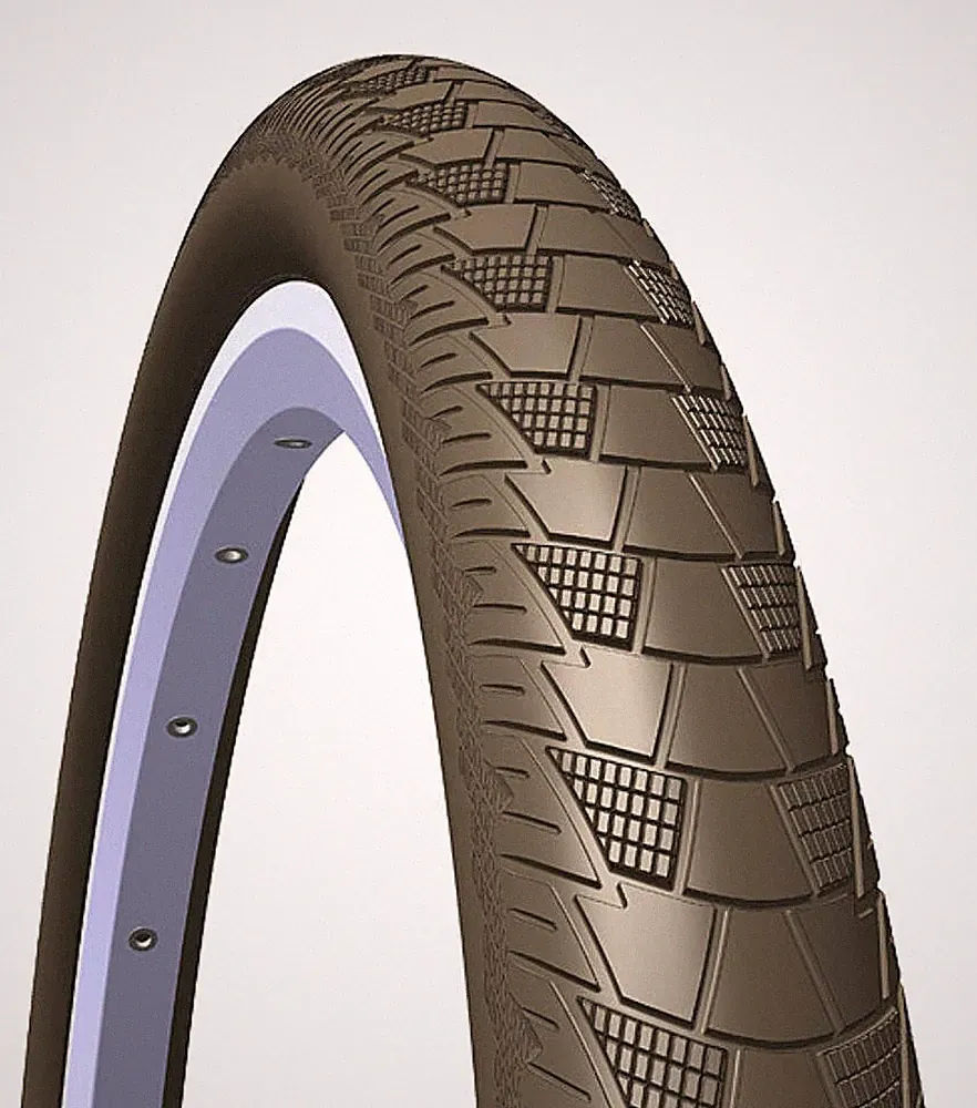 Mitas CITYHOPPER 26 x 2.25 Brown Bicycle Tire 26" MTB Mountain Cruiser Bike