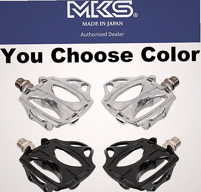 MKS Urban Platform Pedals Silver OR Black Road Touring Urban Sealed Bearing Bike