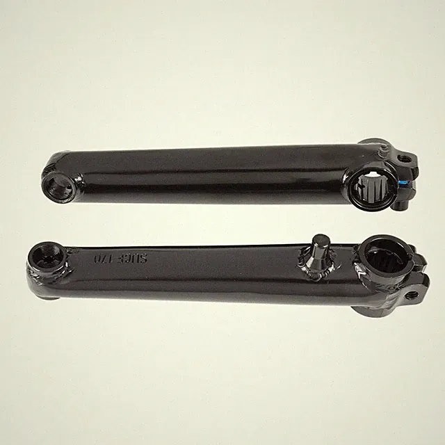 PRO+ BMX/FREESTYLE Bicycle 170mm Chromoly 8T Crank Arm Set BLACK