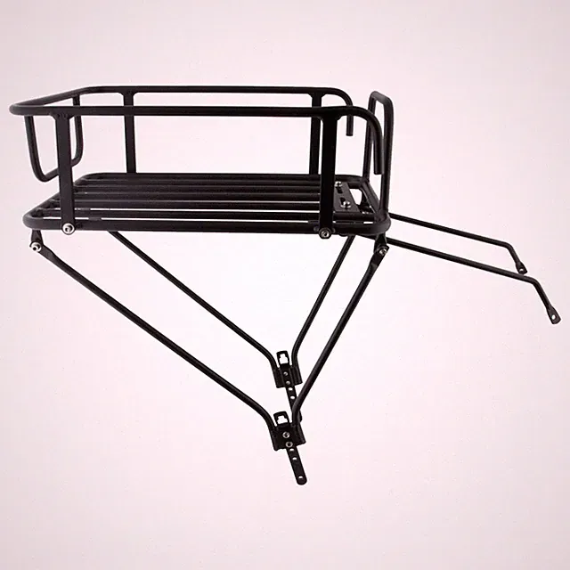 Pure Cycles Urban Alloy Rear Bike Rack - Adjustable, Powder-Coated Cargo Carrier
