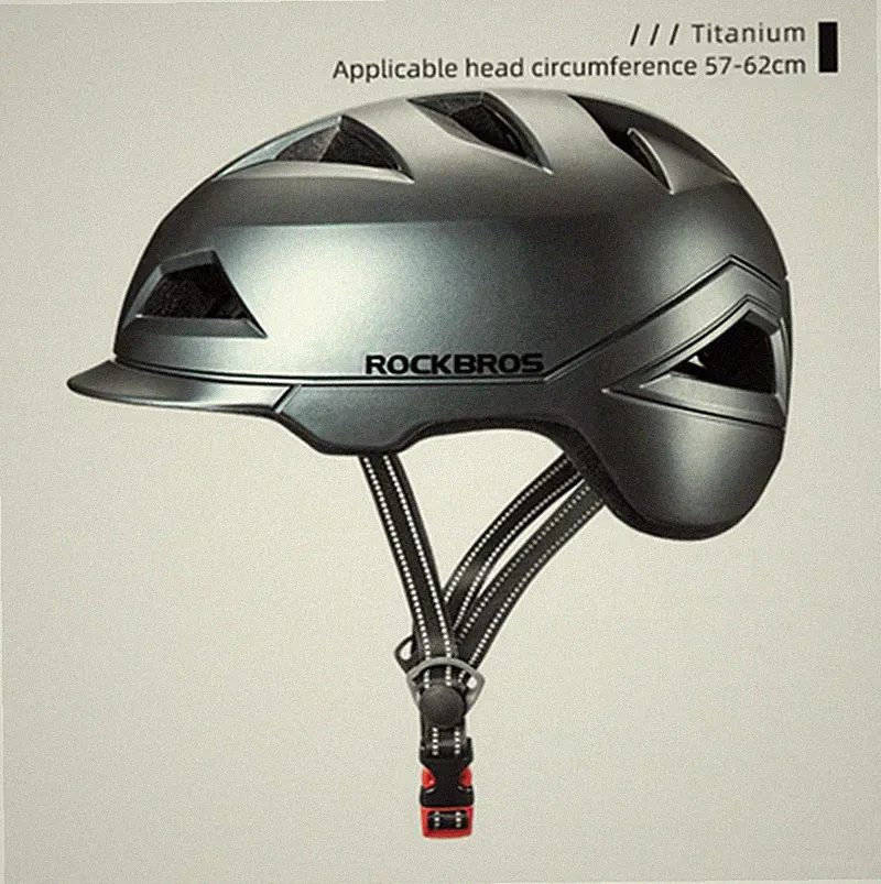 ROCKBROS E-Bike Helmet Breathable Bicycle Unisex Commuter Cycling Helmet 52-62cm