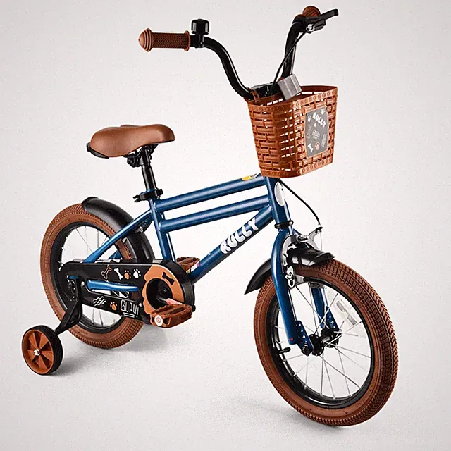 RULLY 12 Inch Boys' Bike for Kids Ages 2 3 4 Green Toddler Bicycle with Training