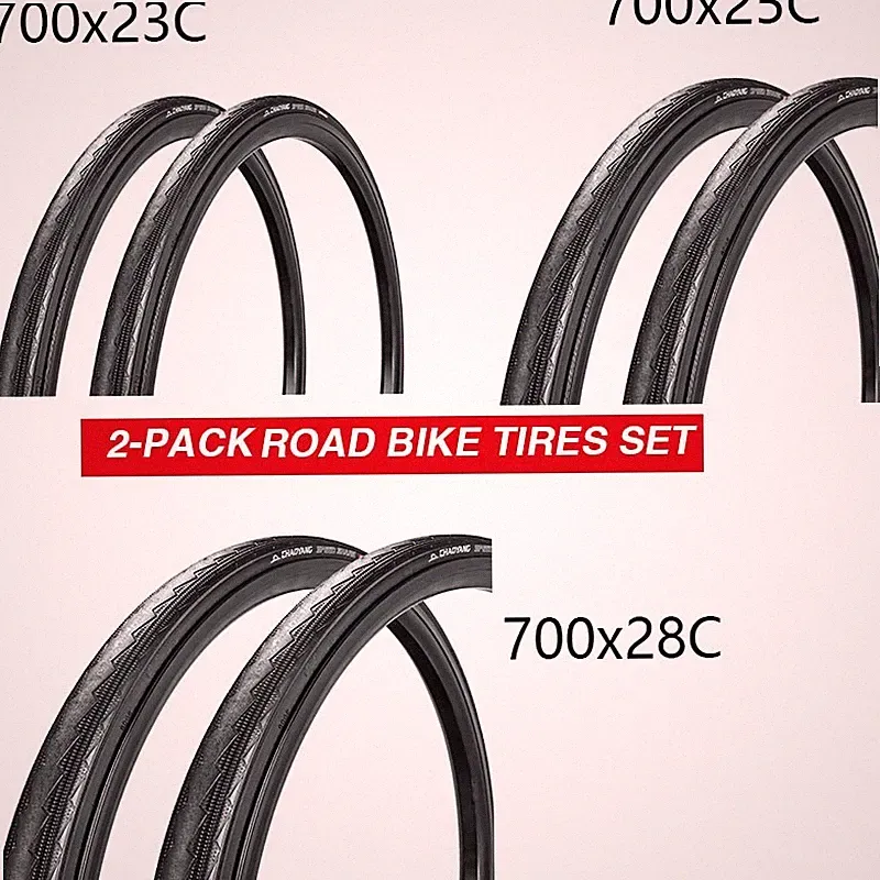 Urban Bicycle Tire Set 2PC MultiSize Foldable Double Tread Protectiion