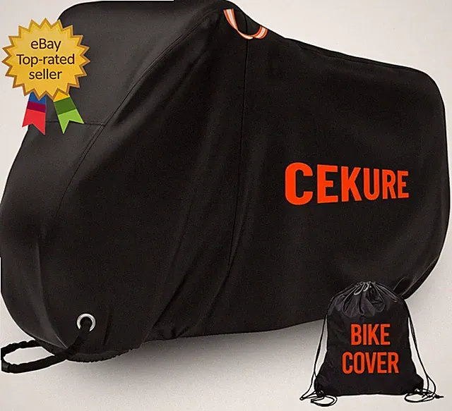 Waterproof Bike Cover 210D Heavy Duty Outdoor Storage for 1 to 2 Bikes Carry Bag