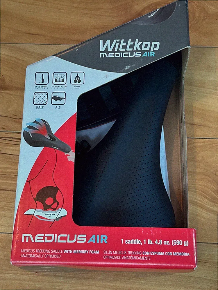 Wittkop Medicus Air City Saddle Bicycle Seat Upright 8.5" Memory Foam Waterproof